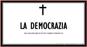 La morte della democrazia?