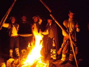 Una scena dello spettacolo La Notte dei Briganti