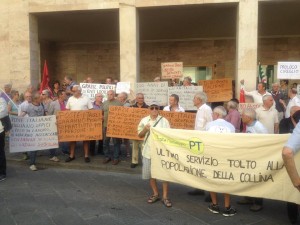 La manifestazione di ieri a Pistoia