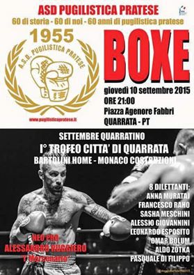 SETTEMBRE, BOXE IN PIAZZA