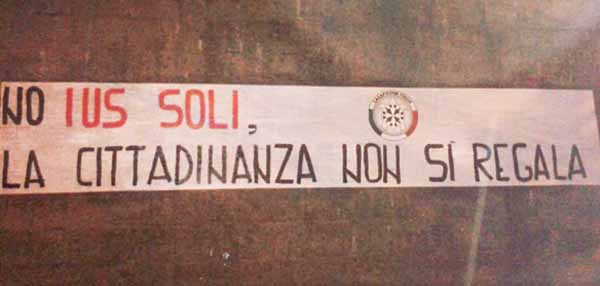 “IUS SOLI”, CASAPOUND LANCIA REFERENDUM ABROGATIVO