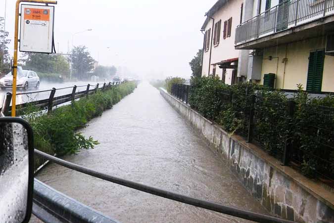 ALLERTA METEO E QUALCHE CRITICITÀ NEL PISTOIESE