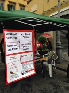 Raccolta firme a Pescia