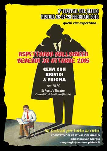 “ASPETTANDO HALLOWEEN” PER FINANZIARE IL “FESTIVAL DEL GIALLO 2015”