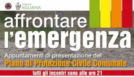 AGLIANA. PROTEZIONE CIVILE, DIECI INCONTRI CON LA POPOLAZIONE