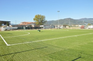 Nella foto il nuovo campo da allenamenti del Jolly Montemurlo