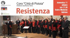 resistenza coro banner agliana