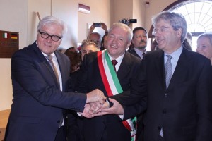 I due ministri con il sindaco di Ponte Buggianese