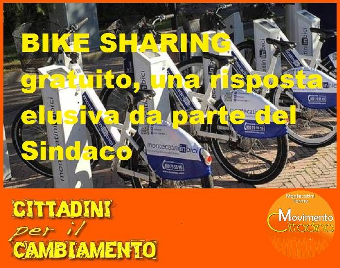 bike sharing. LE PERPLESSITÀ DEL “MOVIMENTO CITTADINO”