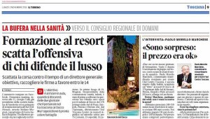 Il Tirreno, 2 novembre 2015