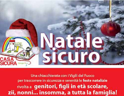 “NATALE SICURO” CON I VIGILI DEL FUOCO