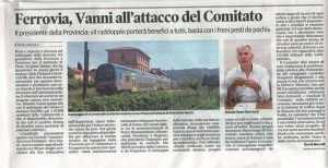 Intanto Vanni attacca il Comitato (da Il Tirreno)