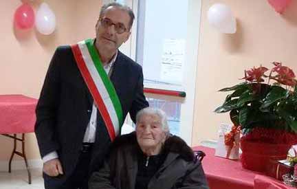 quarrata. GLI AUGURI DEL SINDACO A FIORELLA PER I SUOI 100 ANNI