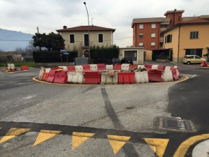 La rotonda di via D'Acquisto