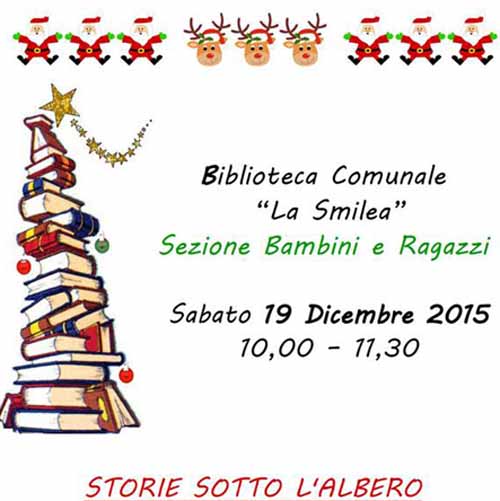 “STORIE SOTTO L’ALBERO” IN BIBLIOTECA