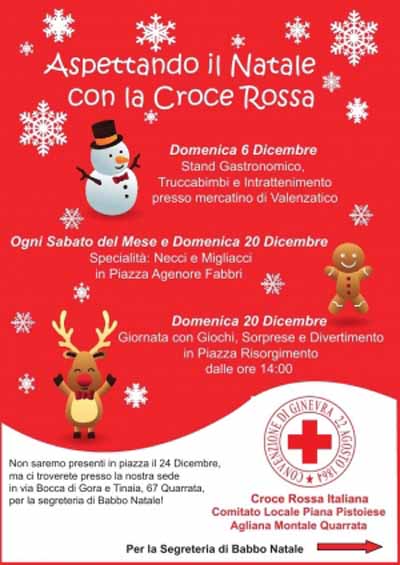 quarrata. ASPETTANDO NATALE CON LA CROCE ROSSA