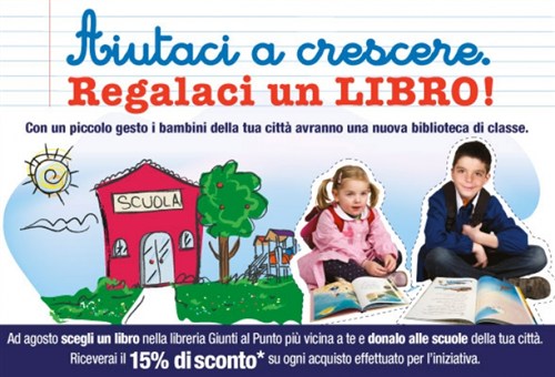 prato. “AIUTACI A CRESCERE. REGALACI UN LIBRO”