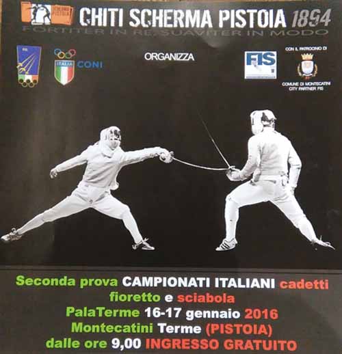 AL PALATERME WEEKEND CON I CAMPIONATI NAZIONALI CADETTI DI SCHERMA