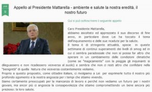 Lettera a Mattarella