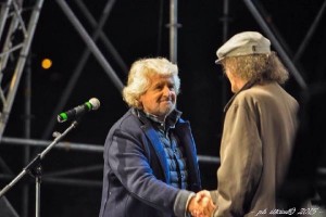 Beppe Grillo e Gianroberto Casaleggio