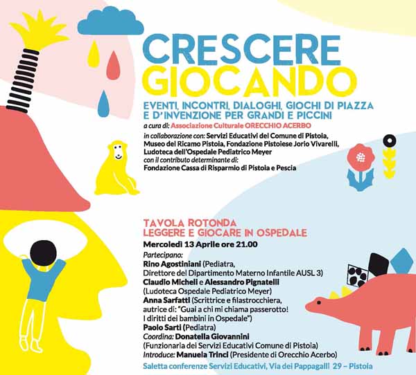 pistoia. “CRESCERE GIOCANDO” CON ORECCHIO ACERBO