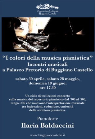 buggiano. PALAZZO PRETORIO SULLE NOTE DEL PIANO DI CHRISTOFF