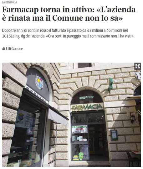 SIMONA LAING E LA RINASCITA DI FARMACAP