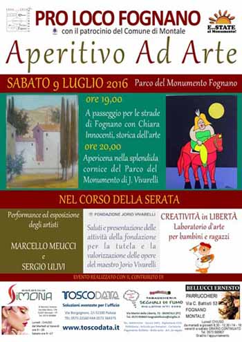 fognano. “APERITIVO AD ARTE”