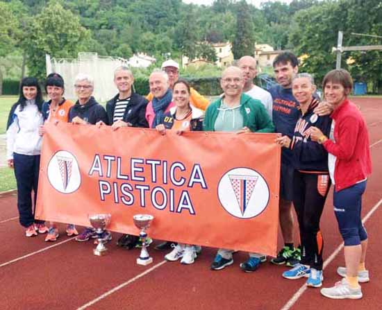 atletica leggera. I MASTER PISTOIESI DOMINANO IN TOSCANA