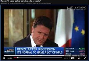 Renzi e le banche