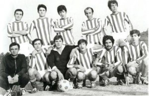 Marliana calcio 1969. Fernando Salietti Danesi, è il secondo accosciato da sinistra