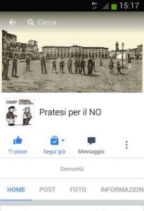 Il gruppo Pratesi per il No