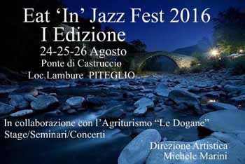 piteglio. UNA GIORNATA A JAZZ E PRELIBATEZZE