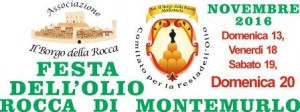 Montemurlo. Festa dell’olio 2016