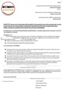 L'interpellanza del m5s