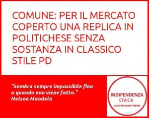 Indipendenza civica risponde al comune