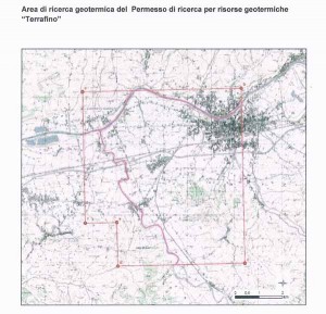 L’area di ricerca Terrafino