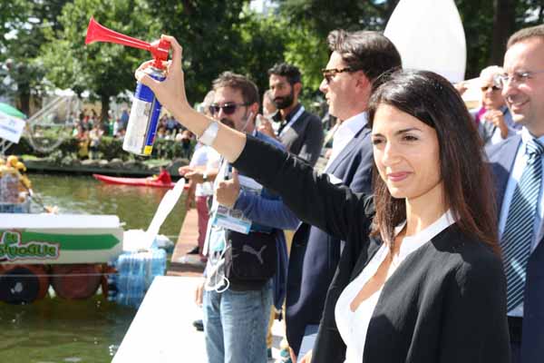 LA SINDACA VIRGINIA RAGGI PREMIA I VINCITORI DEL TROFEO EUROMA2