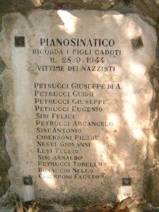 Monumento alle vittime dell'eccidio di Pianosinatico