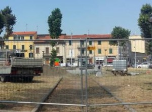 Prato, lavori in piazza Ciardi