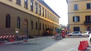 Prato, lavori in piazza Ciardi 1