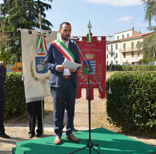 LIBERAZIONE DI PISTOIA, LA CERIMONIA IN PIAZZA DELLA RESISTENZA