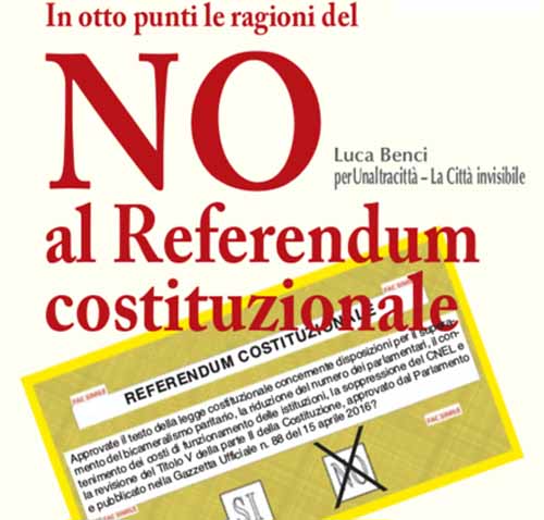 firenze. IN USCITA IL PRIMO LIBRO GRATUITO CONTRO LA RIFORMA RENZI-BOSCHI