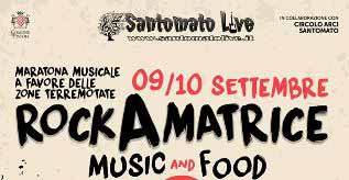 terremoto. ARTISTI E BAND PER “ROCKAMATRICE”