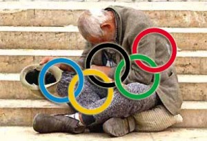 Ci hanno ridotto con le toppe al culo in sanità e vogliono le Olimpiadi?