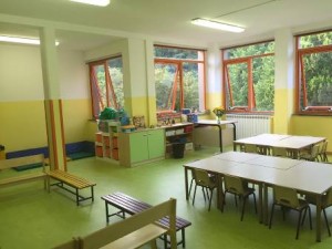 Valchiusa, interno della scuola d'infanzia