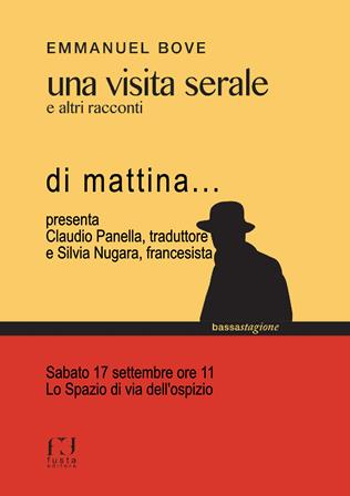 libri. “UNA VISITA SERALE”, DI MATTINA IN VIA DELL’OSPIZIO