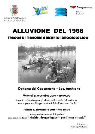 PONTE BUGGIANESE RICORDA L’ALLUVIONE DEL 66