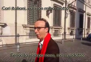 Benigni l’ha capito o l’ha sempre saputo...?