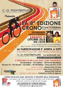 La locandina 2016 della cronocoppie